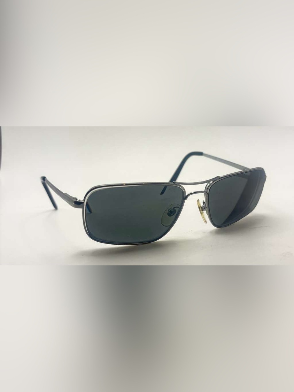 Vintage Sferoflex 5005S Gunmetal Pilot Metal Sunglasses Frames Only